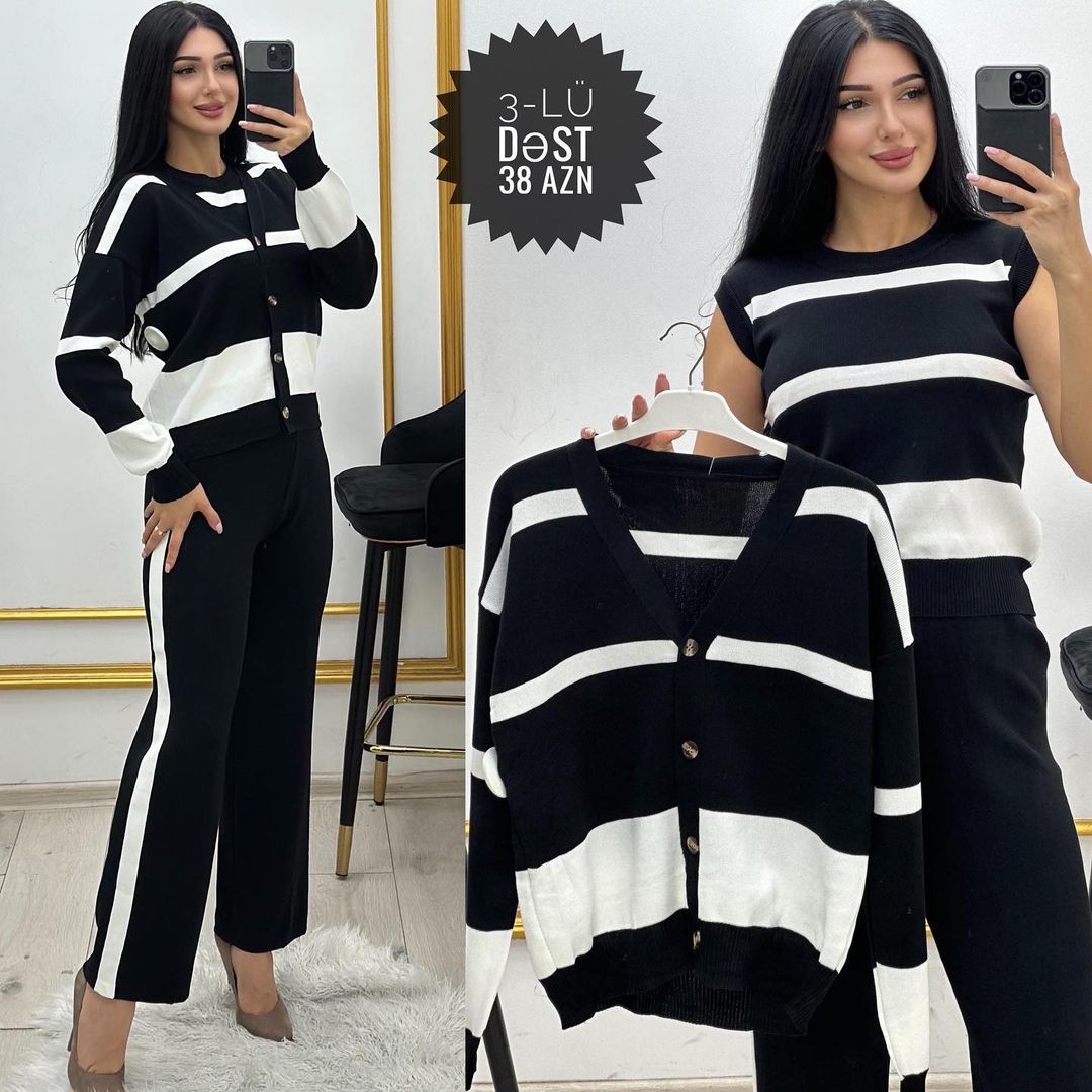 Ensemble 3 Pièces Chic & Confort