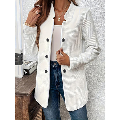 Cardigan Blazer Femme - Veste de Bureau Élégante à Manches Longues